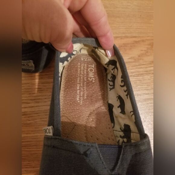 TOMS slip on flats Blue/gray - Picture 8 of 8